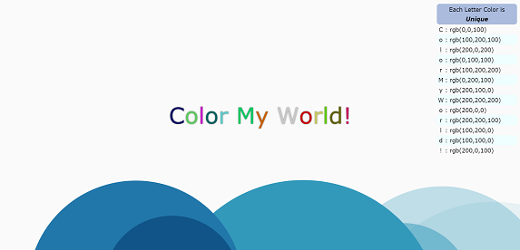 color my world website