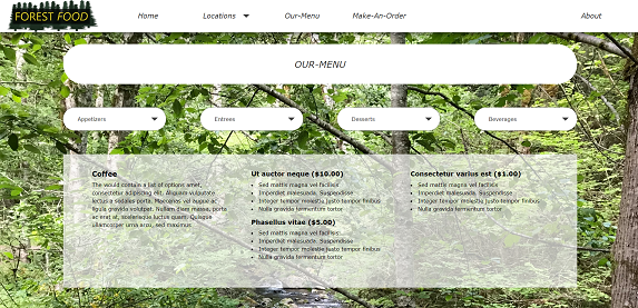 forest food website